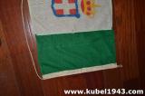 Rara bandiera militare italiana coronata cm 46x76 cod bnd34