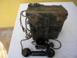 Dal blocco bel telefono da campo italiano ww2 completissimo mod 31 Regio Esercito n.1931