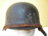 Splendido elmetto tedesco ww2 mod 35 luftwaffe doppia decal completissimo n.6512