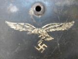 Splendido elmetto tedesco ww2 mod 35 luftwaffe doppia decal completissimo n.6512
