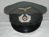 Schirmmutze tedesco ww2 da sott.le transporti