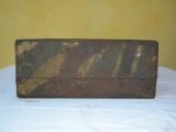Raro contenitore metallico da mezzo tedesco ww2 camo tre colori marc 1944