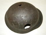 Ruspante elmetto tedesco ww2 mod 40 ss battledamage n.1