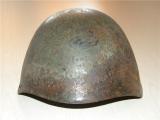 Rarissimo guscio italiano della seconda guerra mondiale con fregio del genio della GAF (guardia alla frontiera) n.xi