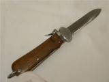 Dal blocco spettakolare coltello a gravita' tedesco ww2 da fallschirmj�ger n.92