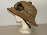 Casco coloniale tedesco DAK della Luftwaffe Tropenhelm n.42