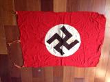 Bandiera nazista politica dello NSDAP misura cm 85 x 60 cm COD DE50