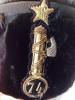 Splendido fez fascista in colbac da ufficiale (capomanipolo) della 74° legione MVSN  cod taro