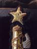 Splendido fez fascista in colbac da ufficiale (capomanipolo) della 74° legione MVSN  cod taro