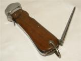 Dal blocco spettakolare coltello a gravita' tedesco ww2 da fallschirmj�ger n.92