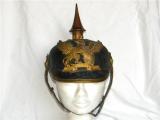 Raro pickelhaube da uff.le BADEN intokkato n.1876
