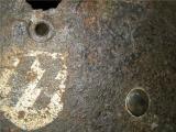 Ruspante elmetto tedesco ww2 mod 40 ss battledamage n.1