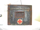 Dal blocco rarissima cassa tedesca ww2 da uff.le medico completa n.3334
