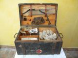 Dal blocco rarissima cassa tedesca ww2 da uff.le medico completa n.3334