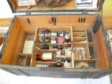 Dal blocco rarissima cassa tedesca ww2 da uff.le medico completa n.3334