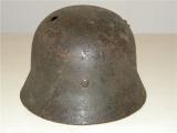 Ruspante elmetto tedesco ww2 mod 40 ss battledamage n.1