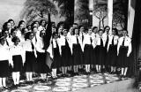 Spettacolare coppia di fiamme fasciste  della ONB (opera nazionale balilla)  una delle P.I. piccole italiane  e una delle G.I. giovani italiane cod onfm