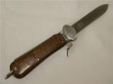 Dal blocco spettakolare coltello a gravita' tedesco ww2 da fallschirmj�ger n.92