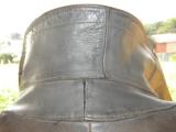 RARO CAPPOTTO IN PELLE TEDESCO WW2 DA UFF.LE DEI GEBIRGSJÃGER N.02