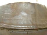 RARO CAPPOTTO IN PELLE TEDESCO WW2 DA UFF.LE DEI GEBIRGSJÃGER N.02