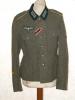 Strepitosa feldbluse tedesca ww2 mod 42/43 della heer trasmissioni n.77