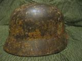 Intokkato elmetto tedesco ww2 m35 DD Dak sud front n096