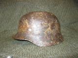 Intokkato elmetto tedesco ww2 m35 DD Dak sud front n096