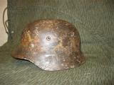 Intokkato elmetto tedesco ww2 m35 DD Dak sud front n096