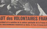 Raro poster nazista originale per i volontari europei cod posd