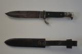 Raro coltello tedesco della gioventu' hitleriana transizionale con motto 