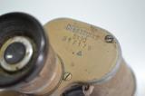 Raro binocolo tedesco  con custodia in bakelite seconda guerra mondiale in colorazione DAK sud front prod ddx cod 453ddx