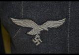 Splendida rara giacca tedesca ww2 FLIGERBLUSE da personale di volo (paracadutista o pilota) cod rud
