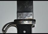 Splendido Raro coltello tedesco della gioventu 'Hitleriana di secondo tipo produttore Gustav C.Spitzer Solingen (RZM M7 / 80) con la data del 1939 cod spit39