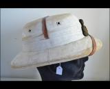 Rarissimo casco coloniale italiano da maggiore medico della marina mercantile periodo coloniale anni 30 cod cri30