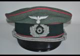Rarissimo berretto tedesco ww2 da ufficiale panzer cod panzuffizie