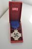 Splendida Croce tedesca  della Seconda Guerra Mondiale per 25 anni di servizio con sua originale scatola e ribbon. cod serv25