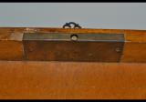 Bellissima tabacchiera tedesca anni 30 in legno con aquila a rilievo cod tab3
