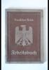 Libretto lavoro tedesco nazista ARBEITSBUCH 1'tipo  cod ab6
