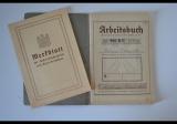 Libretto lavoro tedesco nazista ARBEITSBUCH 1'tipo  cod ab7