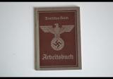 Libretto lavoro tedesco nazista ARBEITSBUCH 2'tipo cod dopp