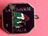 Ultrararo distintivo fascista  della prima ora LA GIOVANE ITALIA cod gio