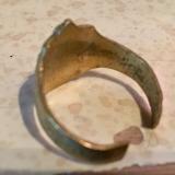 Rarissimo anello del ventennio con aquila sabauda e fasci littori cod faslit