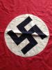 Grande bandierone nazista dello NSDAP da podio  misura cm 200 x 80  COD FRM3H