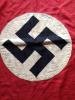 Grande bandierone nazista dello NSDAP da podio  misura cm 200 x 80  COD FRM3H