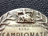 Rarissimo grande distintivo CAMPIONATI INTERNAZIONALI DI SCI Gara pattuglie militari Cortina d'Ampezzo 1941 cod sci1