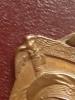 Rara targhetta in bronzo del Generale Umberto NOBILE con dirigibile cod nob1